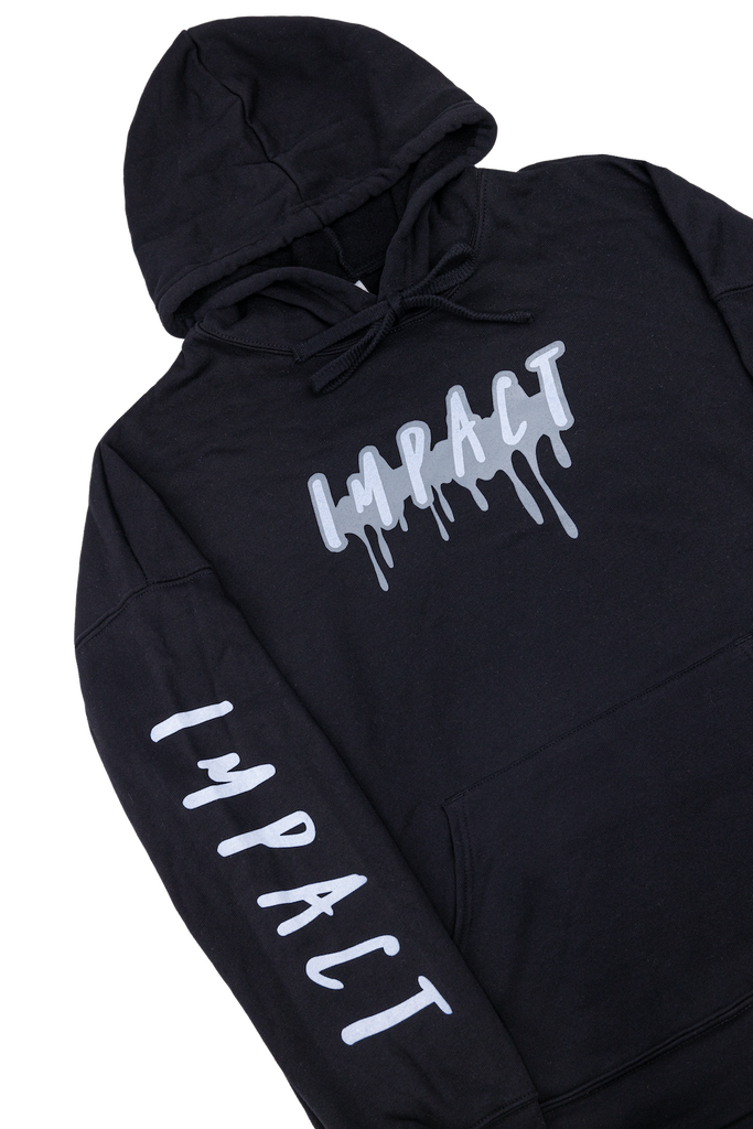 Black Fleece Hoodie - Impact Clothing LLC